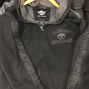 Harley Davidson Willie G Skull Hoodie size XL